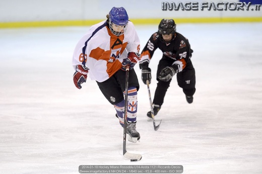2014-01-18 Hockey Milano Rossoblu U14-Aosta 1121 Riccardo Decisi